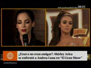 ¿eran o no eran amigas? shirley arica se enfrento a andrea luna en el gs