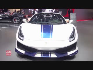 2019 ferarri 488 pista spyder exterior and interior walkaround 2018 paris motor show