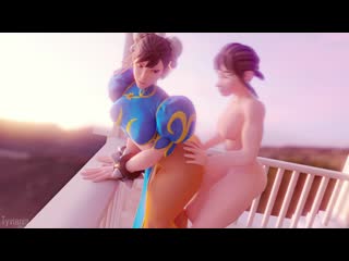 Awf futa elise x chun li