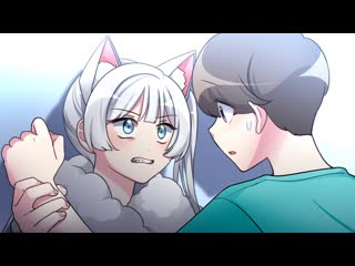 Волк против стива | wolf vs steve (minecraft anime)