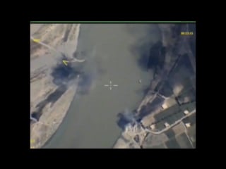 Russian airstrikes on deir ez zor isis ferries on euphrates river