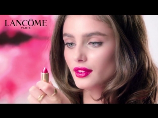 Lancôme absolu rouge roses café with taylor hill (2017)