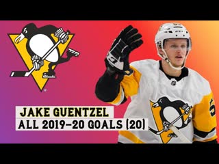 Jake guentzel 20 goals 19/20