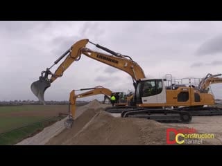 New liebherr r924 generation 8 excavator on the liebherr demo site @ bauma 2019