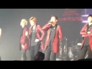 151007 [fancam] infinite effect in paris (france) ~ hoya's speach