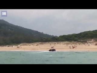 Spain new incident! spanish and international vacationers were amazed when suddenly porn invasive migrants stormed their nudi