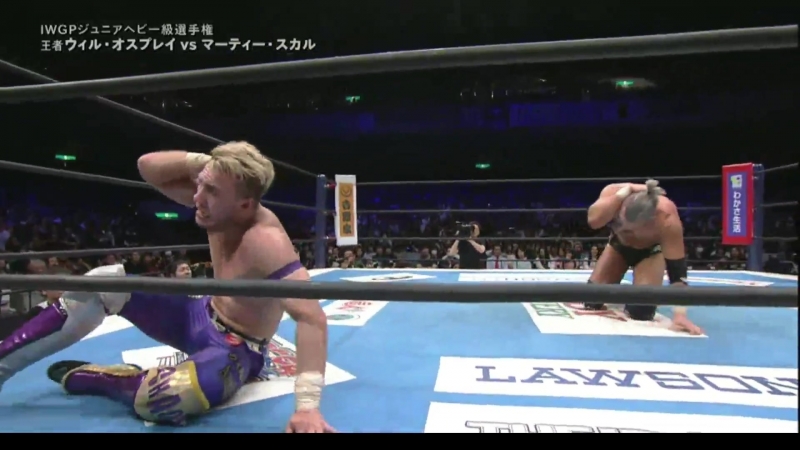 [#my1] sakura genesis 2018 iwgp jr heavyweight championship match champion will ospreay vs marty scurll
