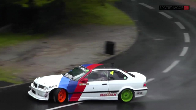 Drift monster bmw e36 turbo mountain drifting
