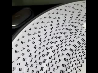 The zoetrope effect on vinyl