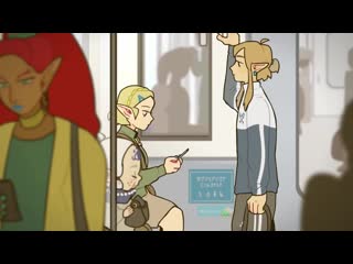 Commute a zelink fan animation (botw au)