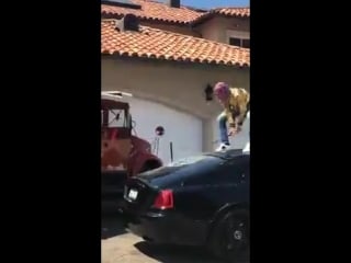 Lil pump esskeetit (кадры со съёмок клипа)(#rapindustry)