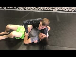 Triangle setups from side control and full mount
