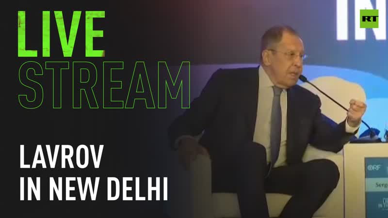 Lavrov participates in raisina dialogue in new delhi