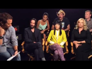 Video of swedish dicks q&a #peterstormare #johanglans #tracilords #felishacooper #vivianbang #keanureeves