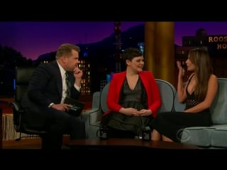 Lea michele & ginnifer goodwin sexy late late show with james corden 3 2 2016