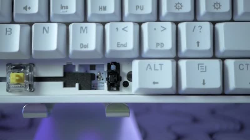 [игроман] ⌨️ обновленная бюджетная 60% клавиатура gk61! опто механическая клавиатура с aliexpress обзор