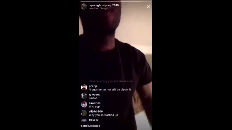 Spaceghostpurrp ig live