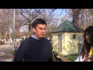 Аким города шымкент дает интервью своей дочке