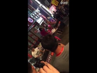 [fancam] 150914 ztao wearing miniskirt and doing backflip