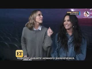 [rus/sub] bts of demi lovato's tmylm tour