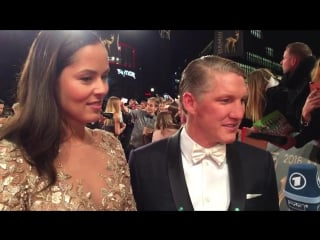 Ana ivanovic and bastian schweinsteiger bambi 2016