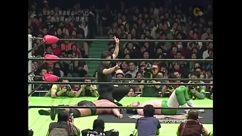 Mitsuharu misawa vs kenta kobashi (noah navigate for evolution 2003 tag 9)