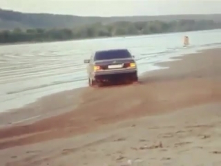 Отжиг на mercedes benz на берегу дона