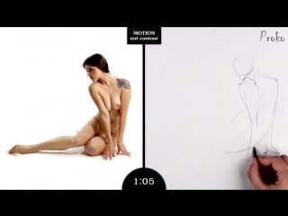 Proko figure drawing fundamentals 01 gesture gesture quicksketch 2 minute pose (4)