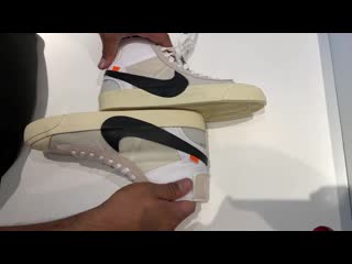 Real vs fake off white blazer