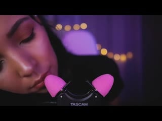 Asmr francais 🌙7 duos de triggers tascam (layering, inaudible, mouth sounds,tap