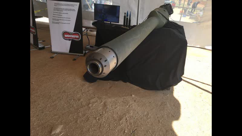 First look 50mm chain gun firing at bushmaster trials arizona