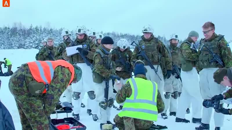 Эстонские вояки отморозили яйца эстония готовилась к учениям против россии, но подвели шапки