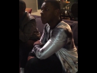 John boyega utterly lose his mind watching the star wars the force awakens trailer