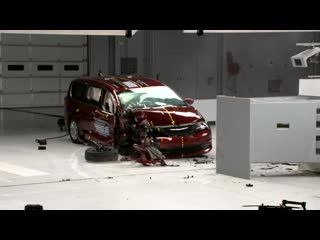 2018 chrysler pacifica passenger side small overlap iihs crash test