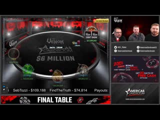 Americas cardroom $ gtd venom final table