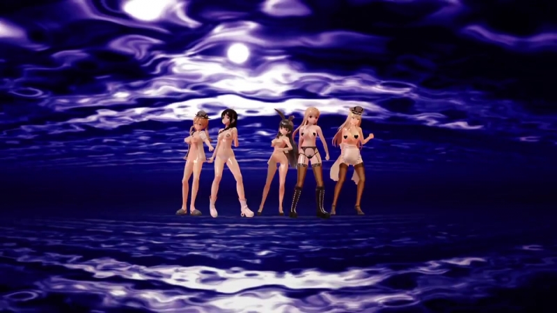 【mmd艦これ】夕立・時雨・磯風・プリンツ・ビスマルクで紳士向け一騎当千