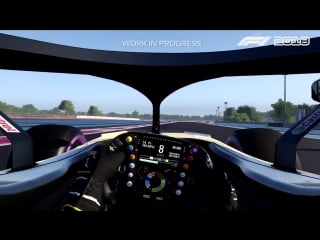 First laps in a 2018 f1 car around paul ricard track