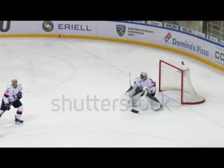 Stock footage moscow russia november spartak team power play porn on hockey game spartak vs slovan