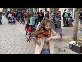 Dance monkey tones and i street performance violin cover karolina protsenko 👍👏