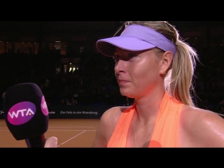 I thought i had a really good rhythm when i got my opportunity, i really rolled with it" mariasharapova #ptgp2017