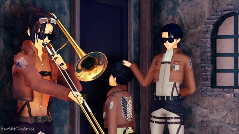 【mmd】shingeki no kyojin when erwin isn't home