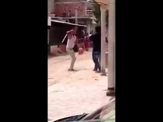 Pelea con machete barrio las malvinas santa marta