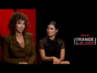 Jackie cruz diane guerrero talk about binge watching orange is the new black
