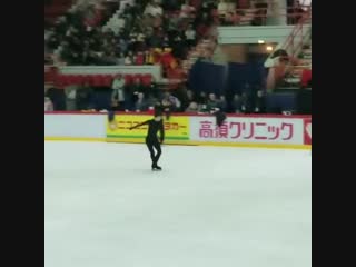 Yuzuru hanyu completed a great quadruple rittberger