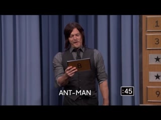 Charades with danny devito, khloé kardashian and norman reedus