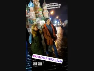 Video mads visited the red square in moscow, russia this february 17, 2019 madsmikkelsen russia via ig stories