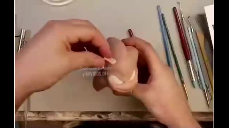 Соник из полимерной глины
