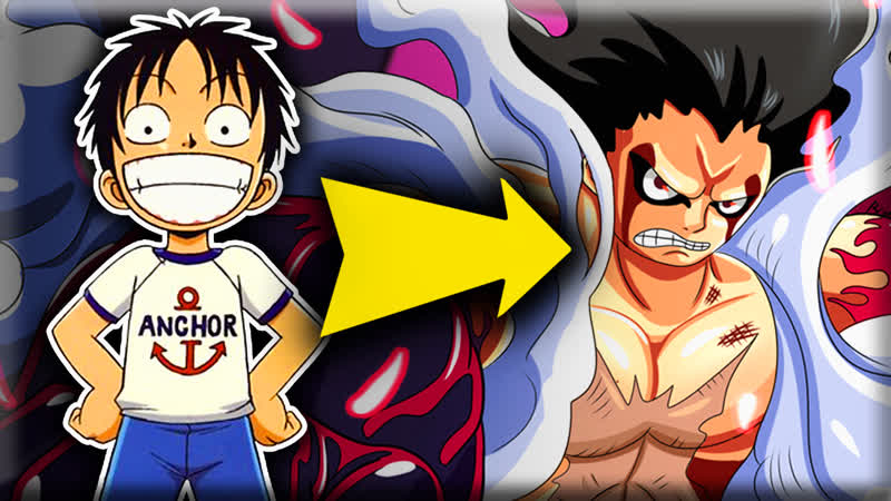 Все павер апы луффи за 10 минут и его потанцевал | аниме ван пис one piece