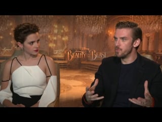 Beauty and the beast interview with emma watson and dan stevens