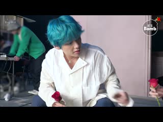 [bangtantv] [bangtan bomb] v's flower arrangement class bts (방탄소년단)